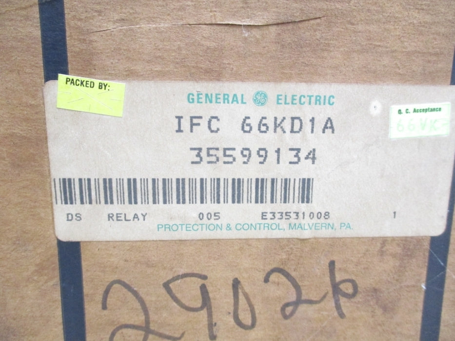 GENERAL ELECTRIC 12IFC66KD1A 2-8A NSMP