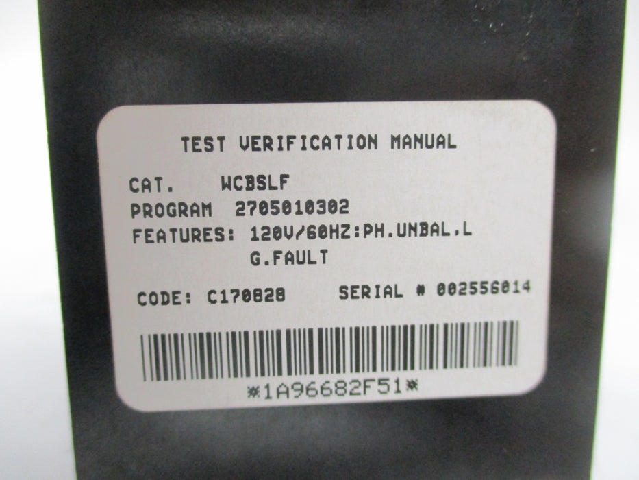 EATON WCBSLF 1A96682F51 NSMP
