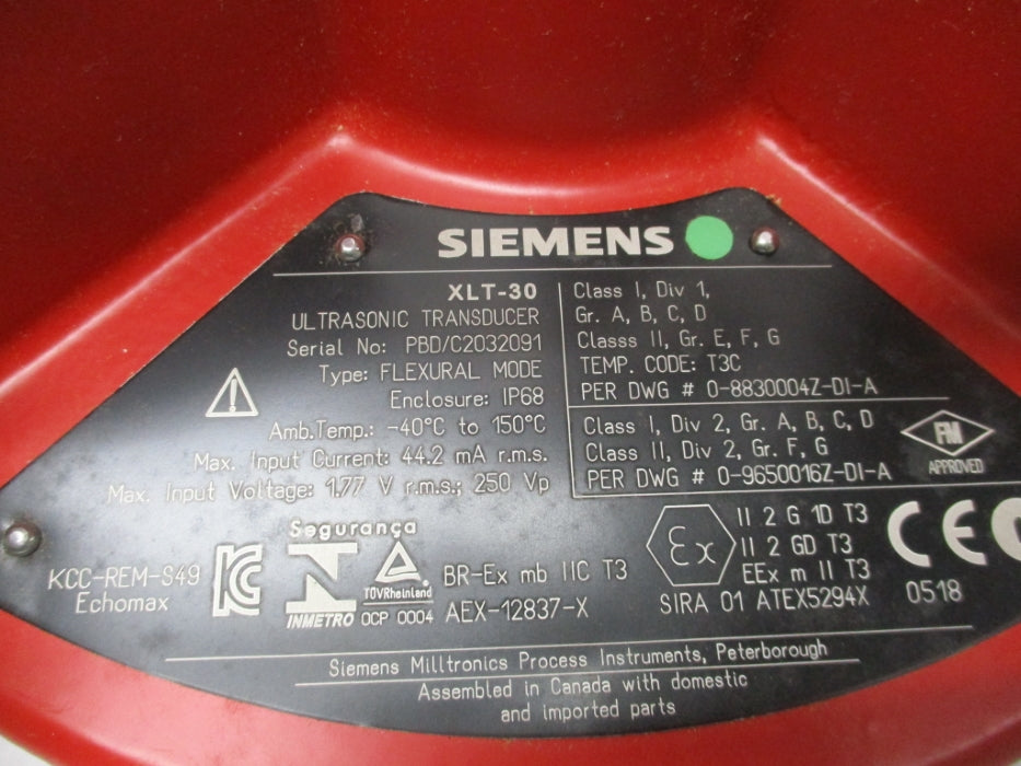 SIEMENS XLT-30 7ML11412BE30 NSMP