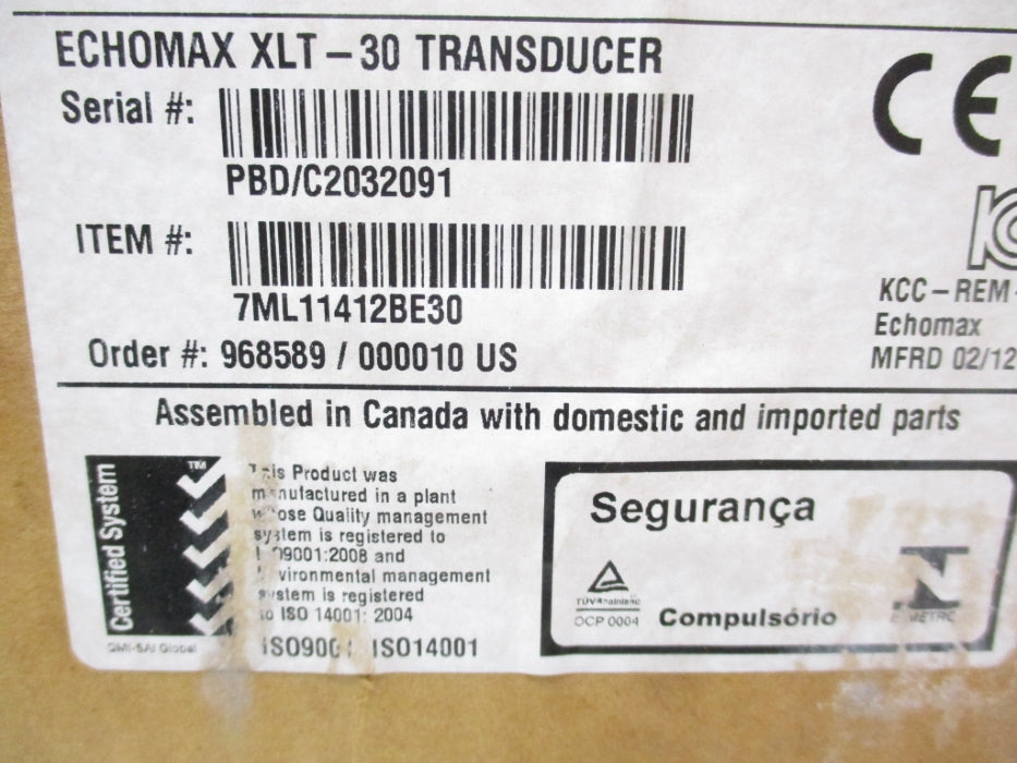 SIEMENS XLT-30 7ML11412BE30 NSMP