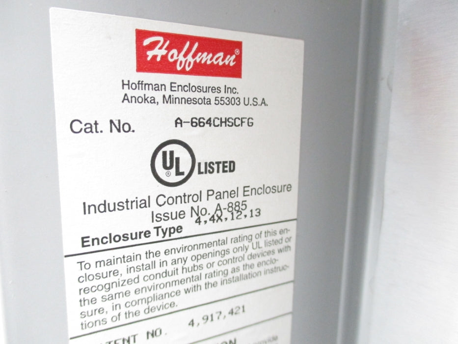 HOFFMAN A-664CHSCFG NSNP