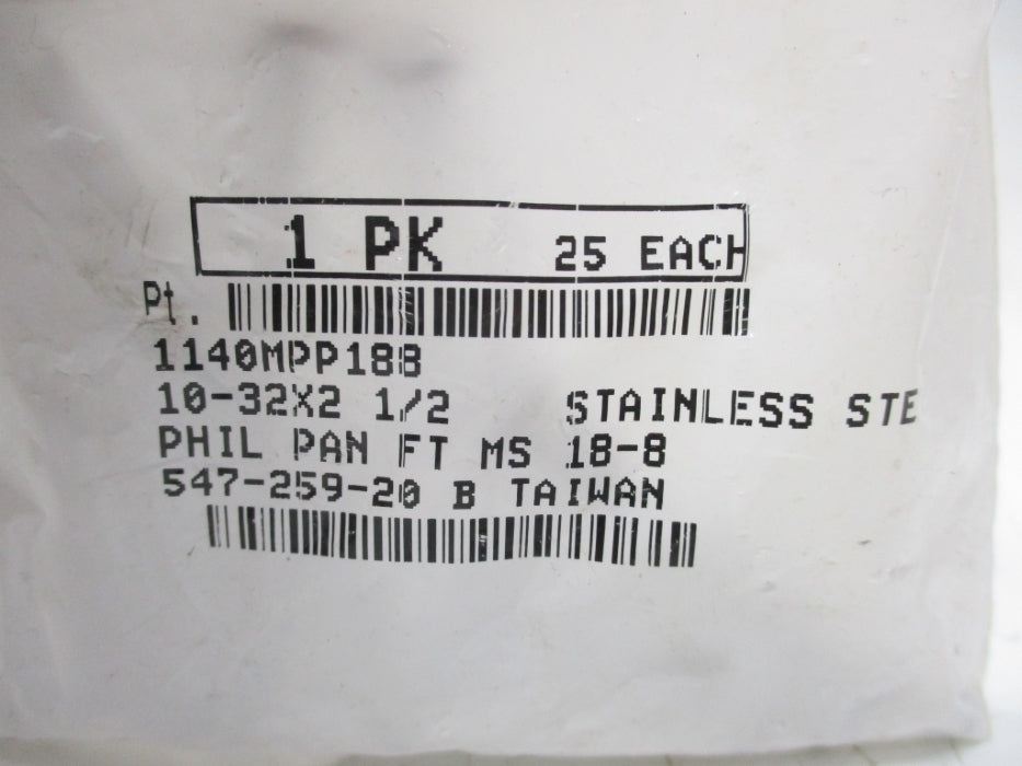 SPARE PART 1140MPP188 (PKG OF 25) NSMP