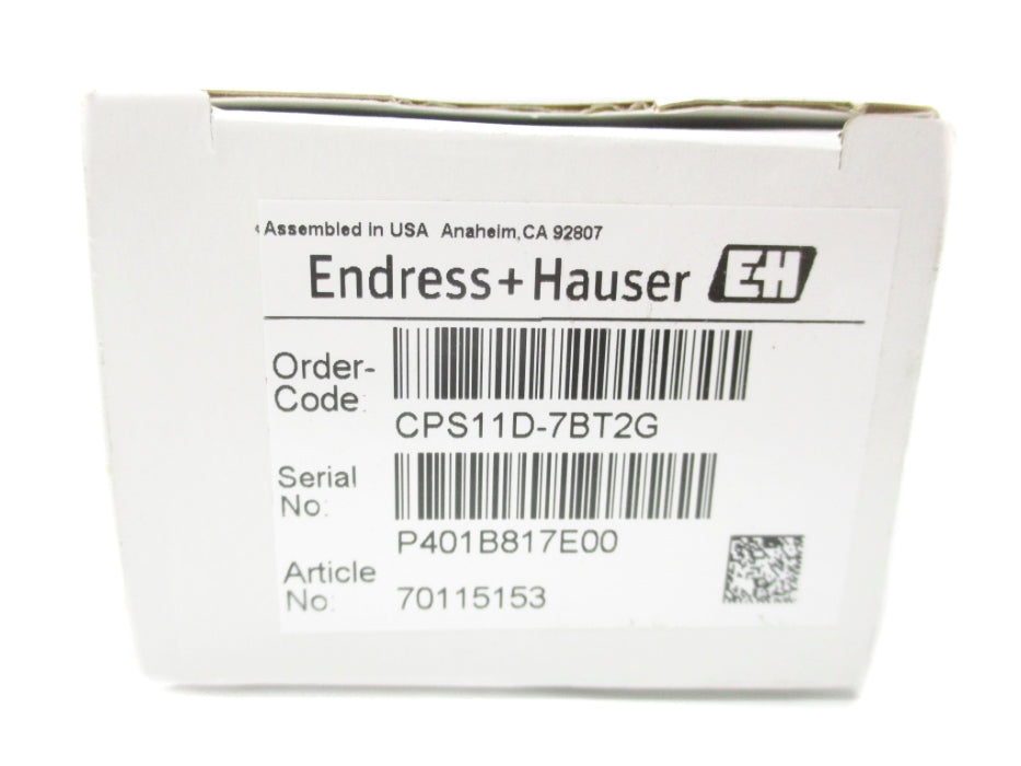 ENDRESS+HAUSER CPS11D-7BT2G NSMP