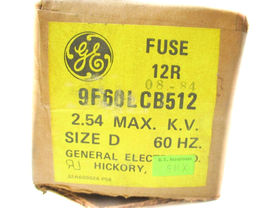 GENERAL ELECTRIC EJ-2D 9F60LCB512 2.54KV 12R NSMP