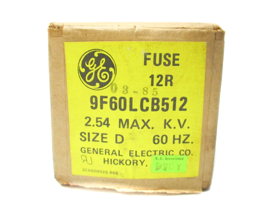 GENERAL ELECTRIC 9F60LCB512 2.54KV 12R NSFS