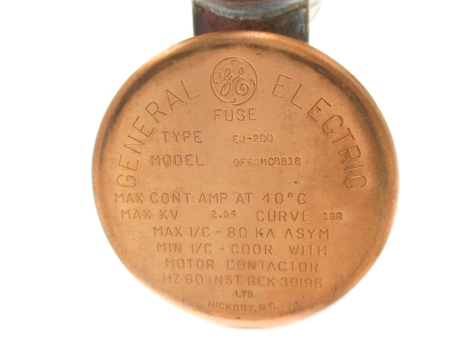 GENERAL ELECTRIC 9F60MCB818 EJ-2DD 18R 2.54KV NSMP