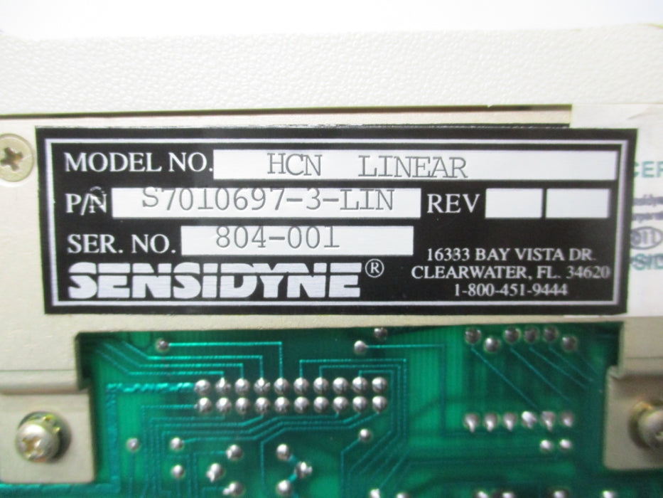 SENSIDYNE S7010697-3-LIN UNMP