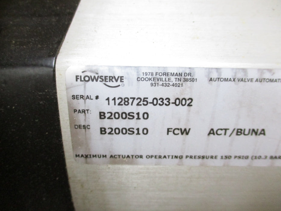 FLOWSERVE B200S10 NSMP