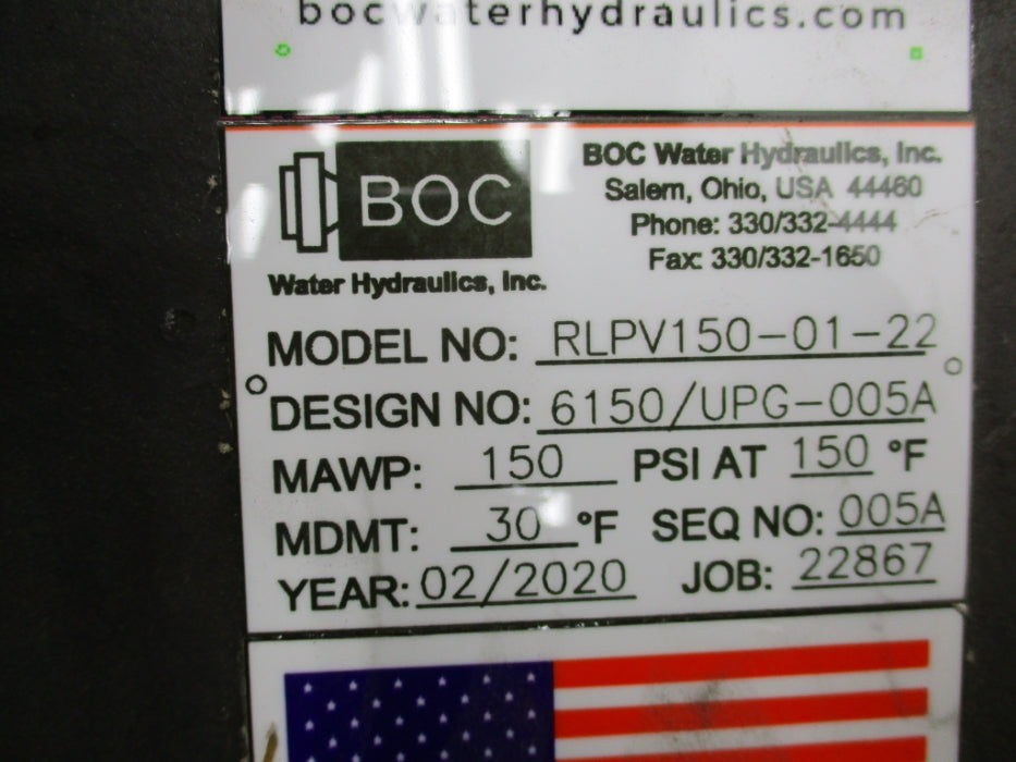BOC RLPV150-01-22 NSNP