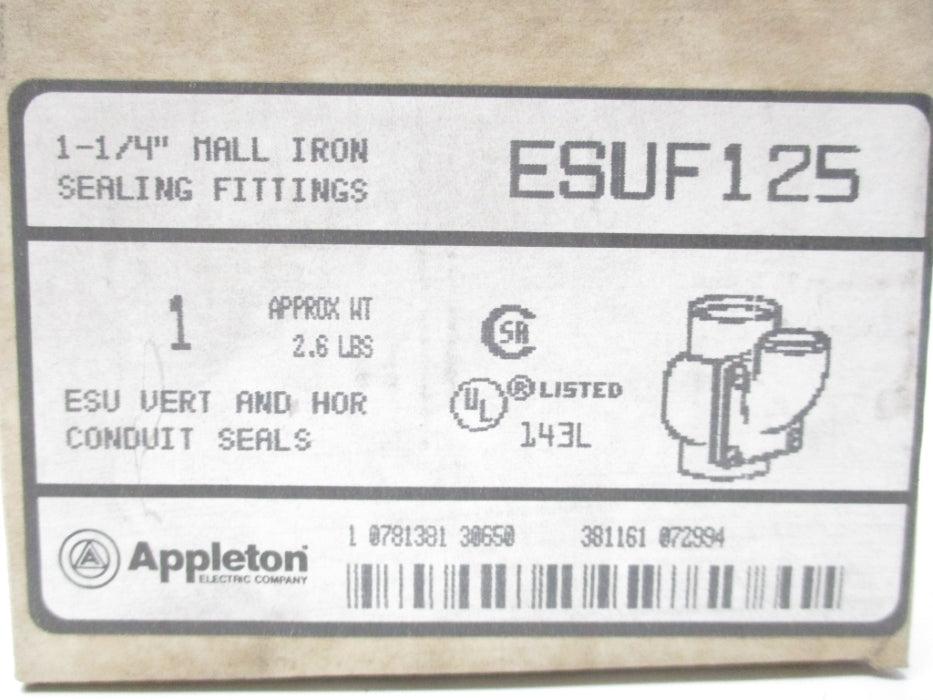 APPLETON ESUF125 NSMP