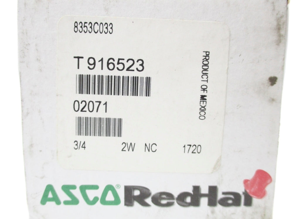 ASCO 8353C033 5-125PSI 3/4" NSMP