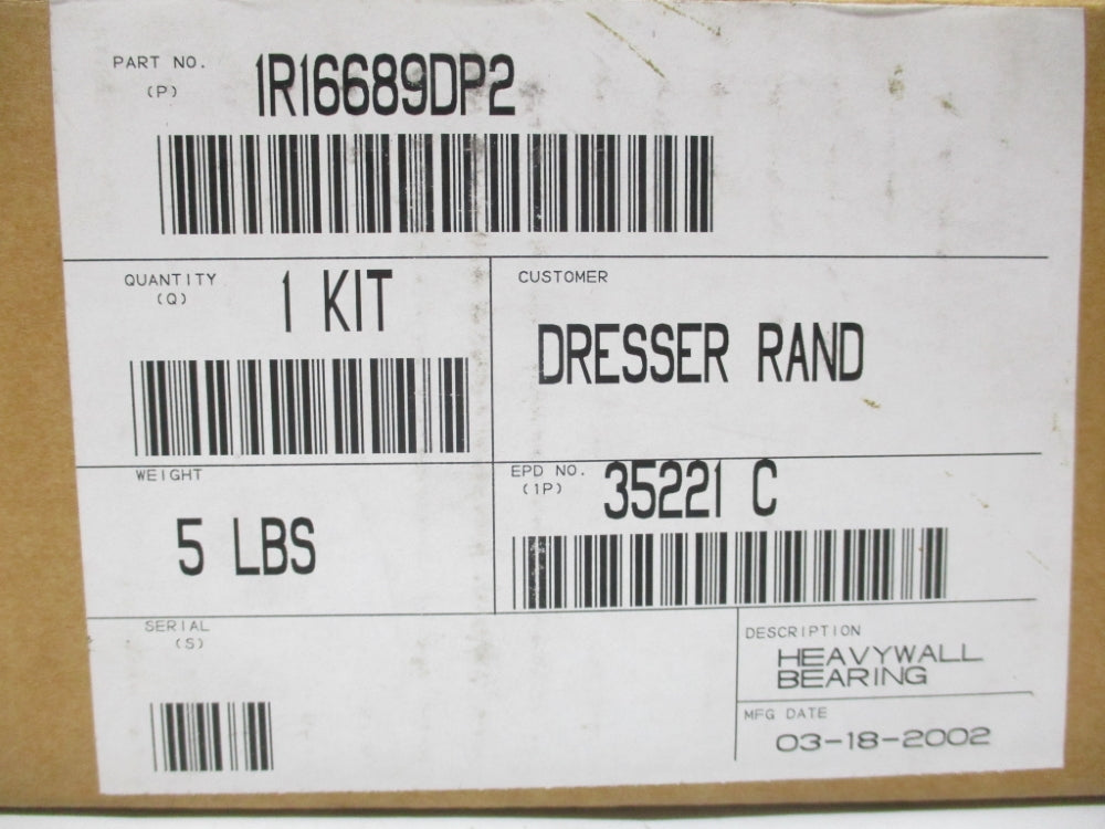 DRESSER RAND 1R16689DP2 NSMP