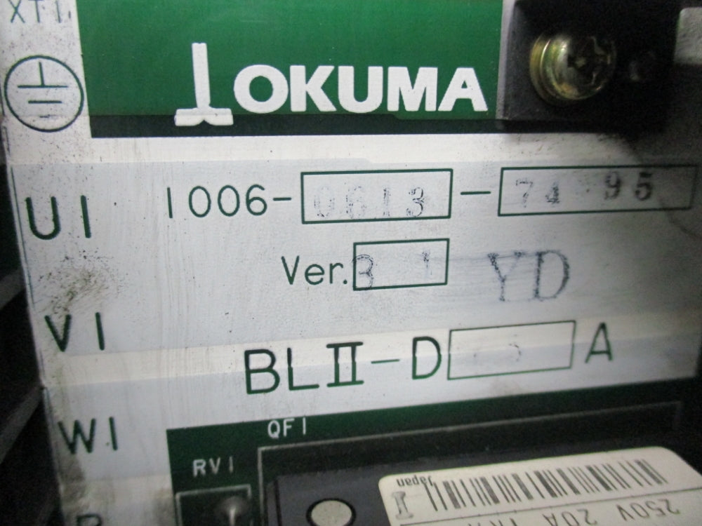 OKUMA I006-0613-74-95 UNMP