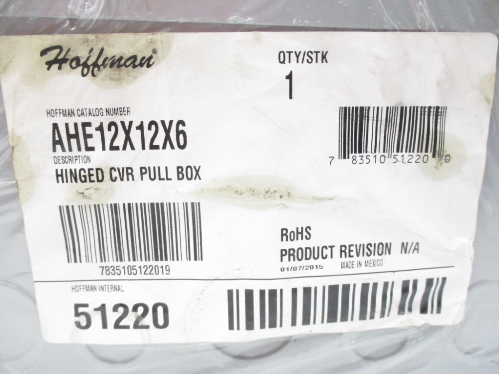 HOFFMAN AHE12X12X6 NSMP