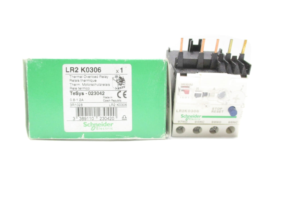 SCHNEIDER ELECTRIC LR2K0306 0.8-1.2A (AS PICTURED) NSMP