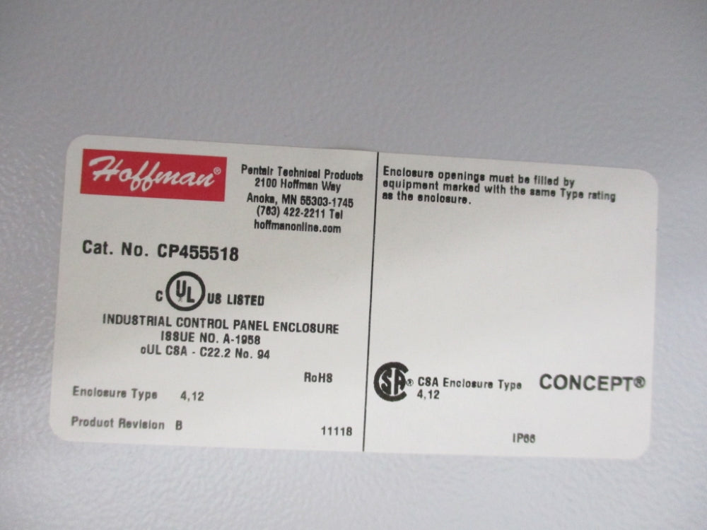 HOFFMAN CP455518 NSMP
