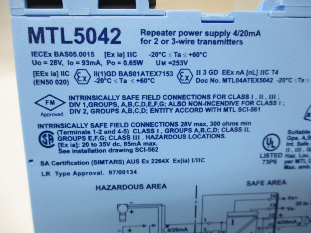 MEASURMENT TECHNOLOGY MTL5042 NSNP