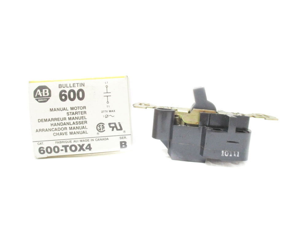 ALLEN BRADLEY 600-TOX4 SER. B (BK/YL) NSMP