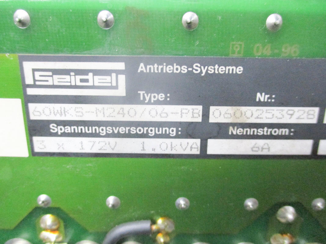 SEIDEL 60WKS-M240/06-PB UNMP