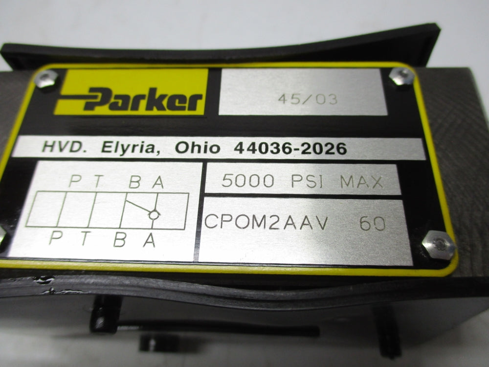 PARKER CPOM2AAV-60 5000PSI NSMP