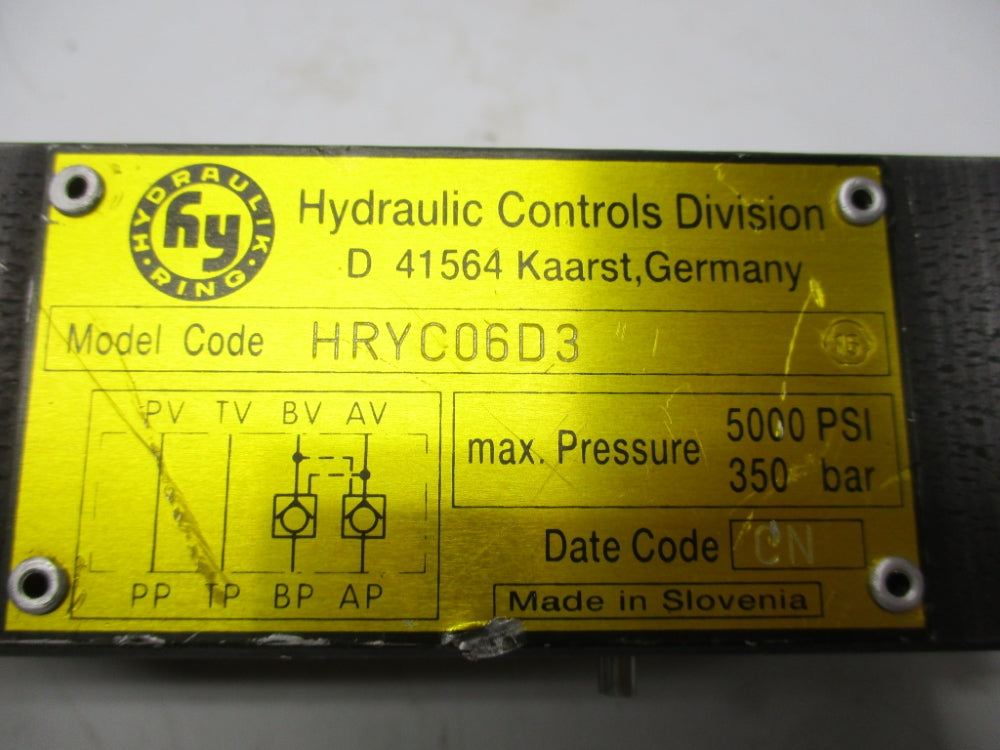 HYDRAULIK RING HRYC06D3 5000PSI NSNP