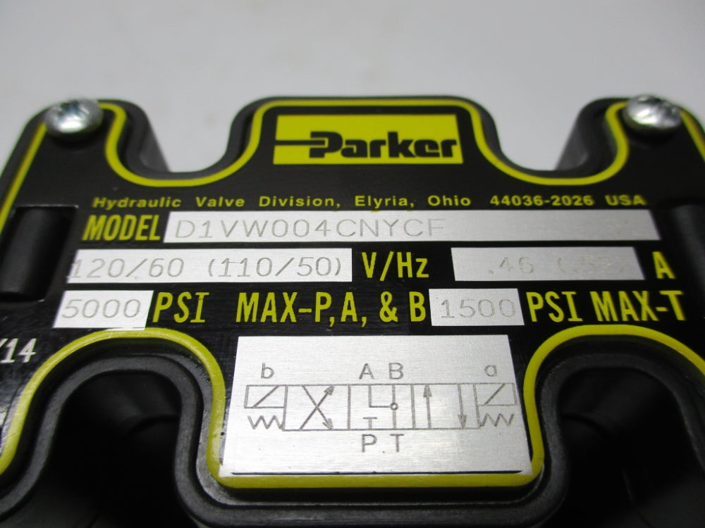 PARKER D1VW004CNYCF-91 110/120V .46/.52A 5000PSI NSMP