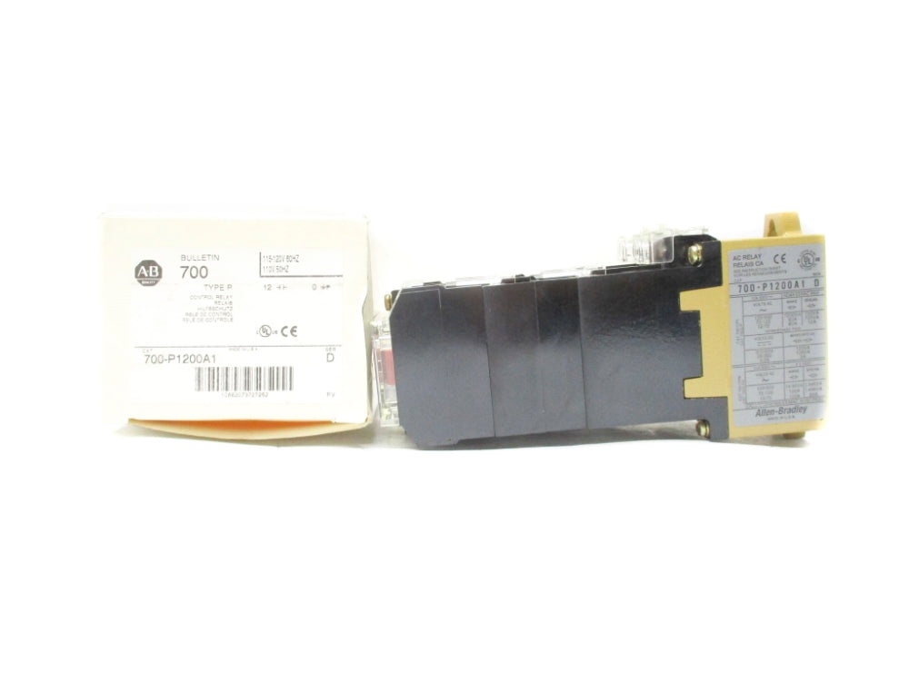 ALLEN BRADLEY 700-P1200A1 SER. D 110/115-120V 10A (WH) NSMP