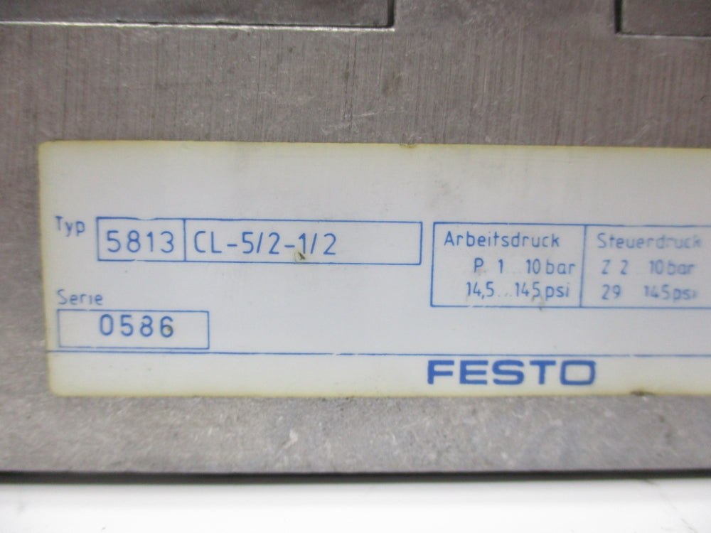 FESTO CL-5/2-1/2 5813 UNMP