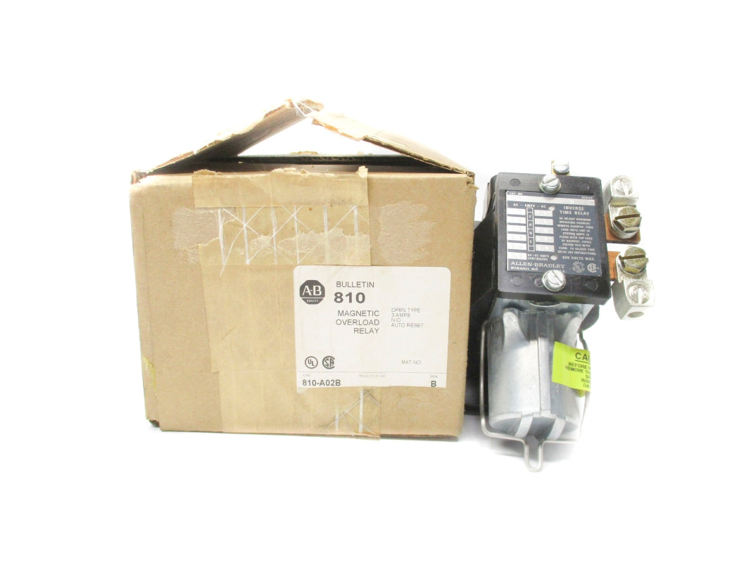 ALLEN BRADLEY 810-A02B SER. B 600V 3A (BR/WH) NSMP