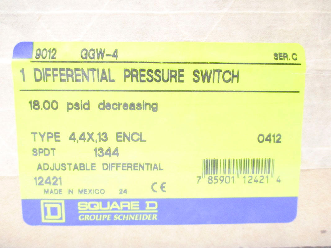 SQUARE D 9012GGW-4 SER. C NSFS