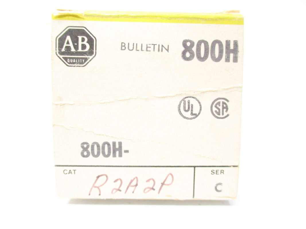 ALLEN BRADLEY 800H-R2A2P SER. C NSMP
