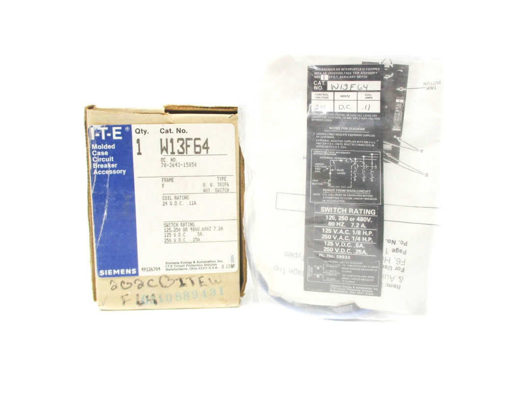 ITE W13F64 24VDC .11A NSMP