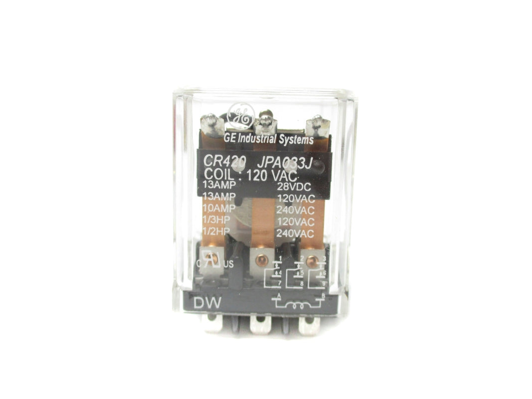 GENERAL ELECTRIC CR420JPA033J 120VAC 13A UNMP
