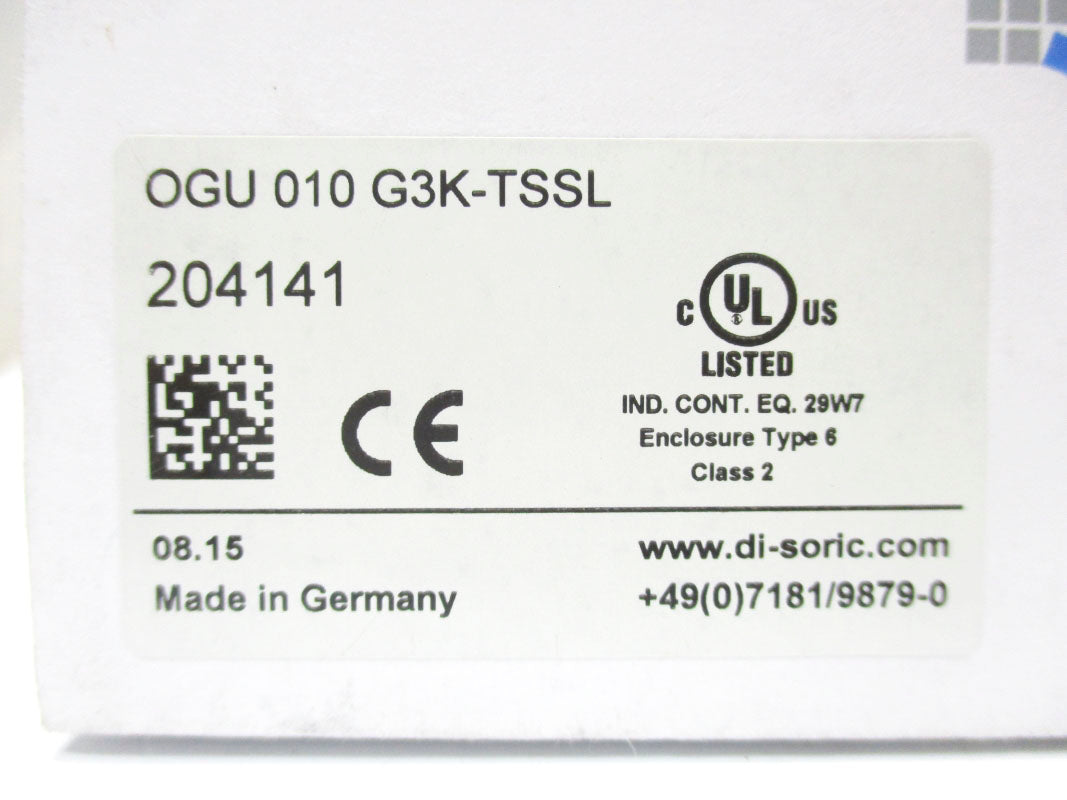 DI-SORIC OGU010G3K-TSSL 204141 NSMP