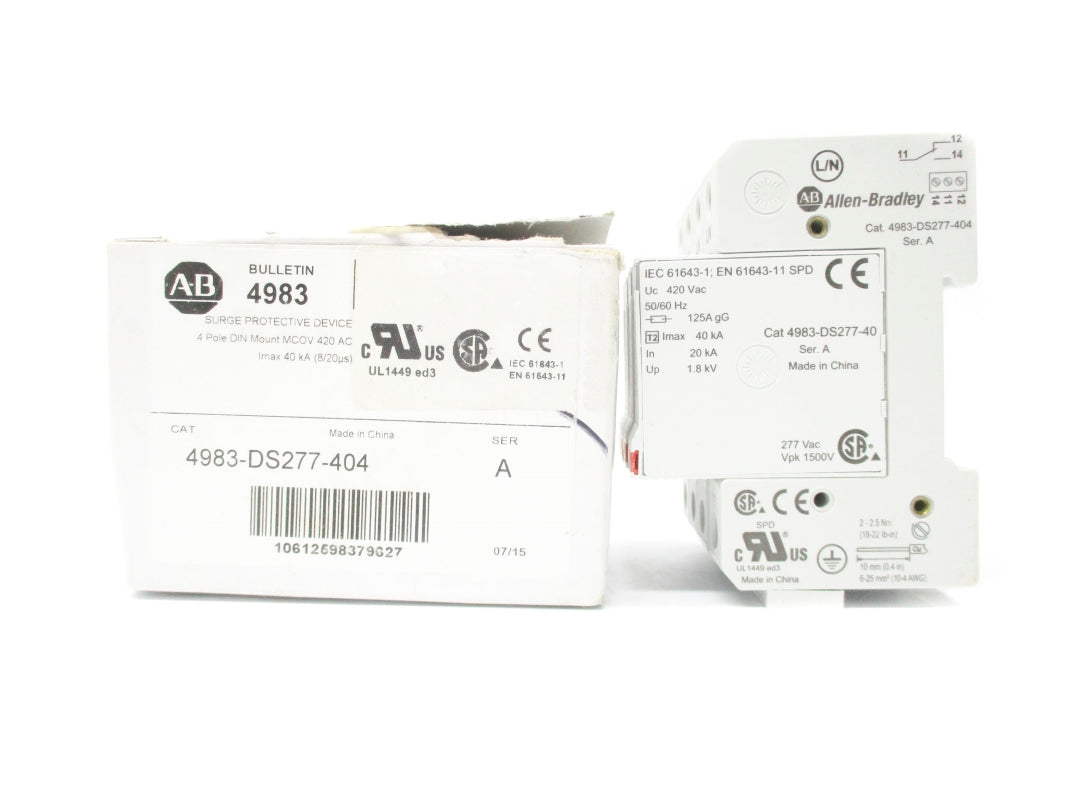 ALLEN BRADLEY 4983-DS277-404 SER. A NSMP