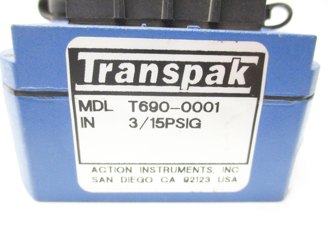 TRANSPAK T690-0001 3/15PSIG UNMP