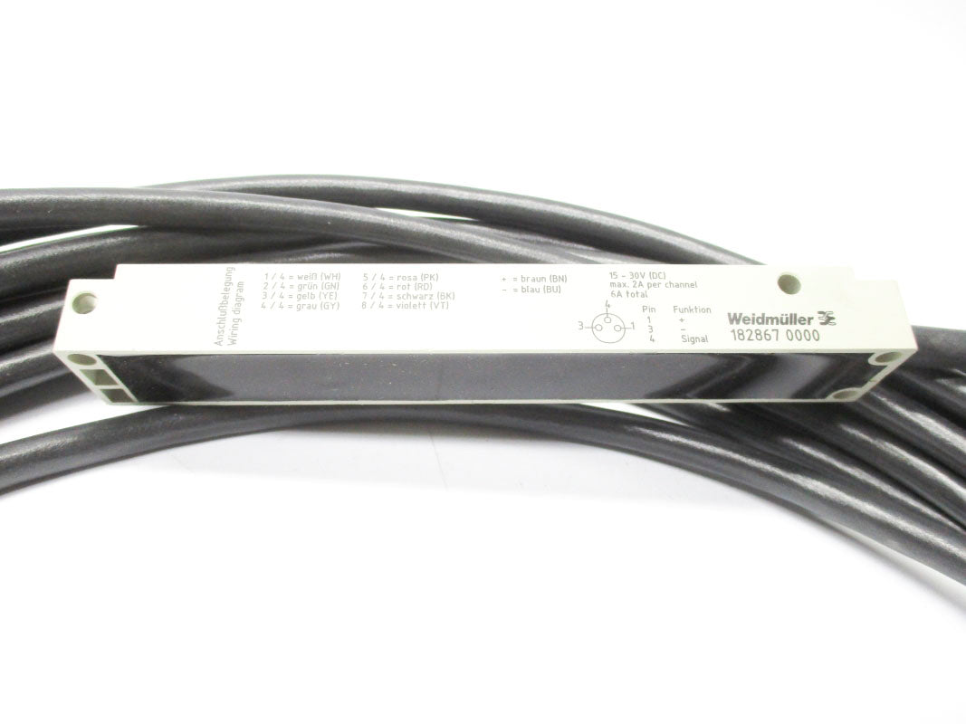 WEIDMULLER SAI-8-F3PM8L10M 1828670000 15-30VDC 6A NSMP