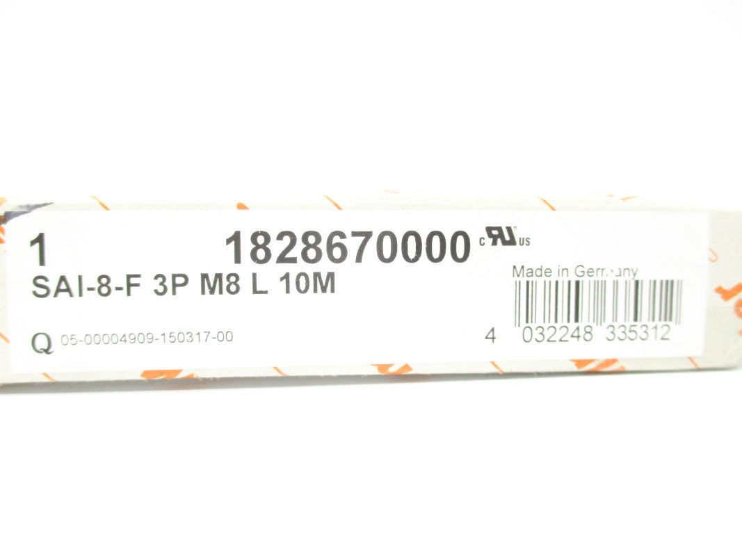 WEIDMULLER SAI-8-F3PM8L10M 1828670000 15-30VDC 6A NSMP