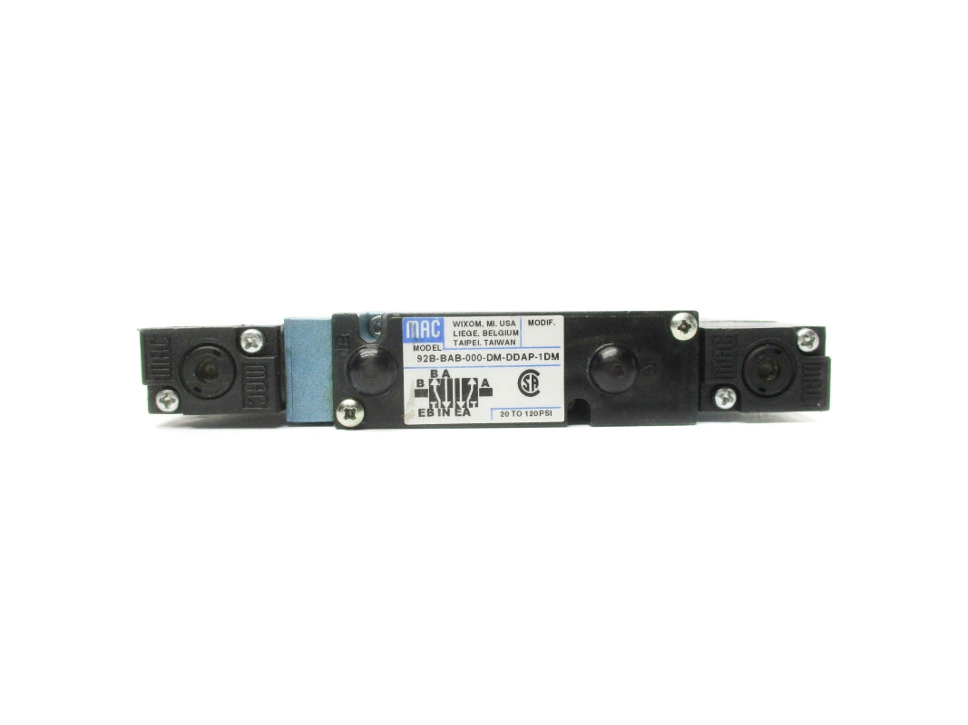MAC 92B-BAB-000-DM-DDAP-1DM 24VDC 20-120PSI UNMP