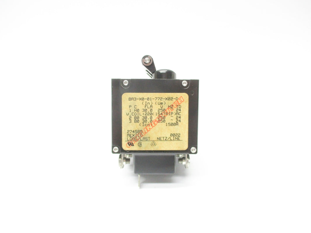 CARLING SWITCH BA3-X0-01-772-X22-D 220V 1500A NSNP