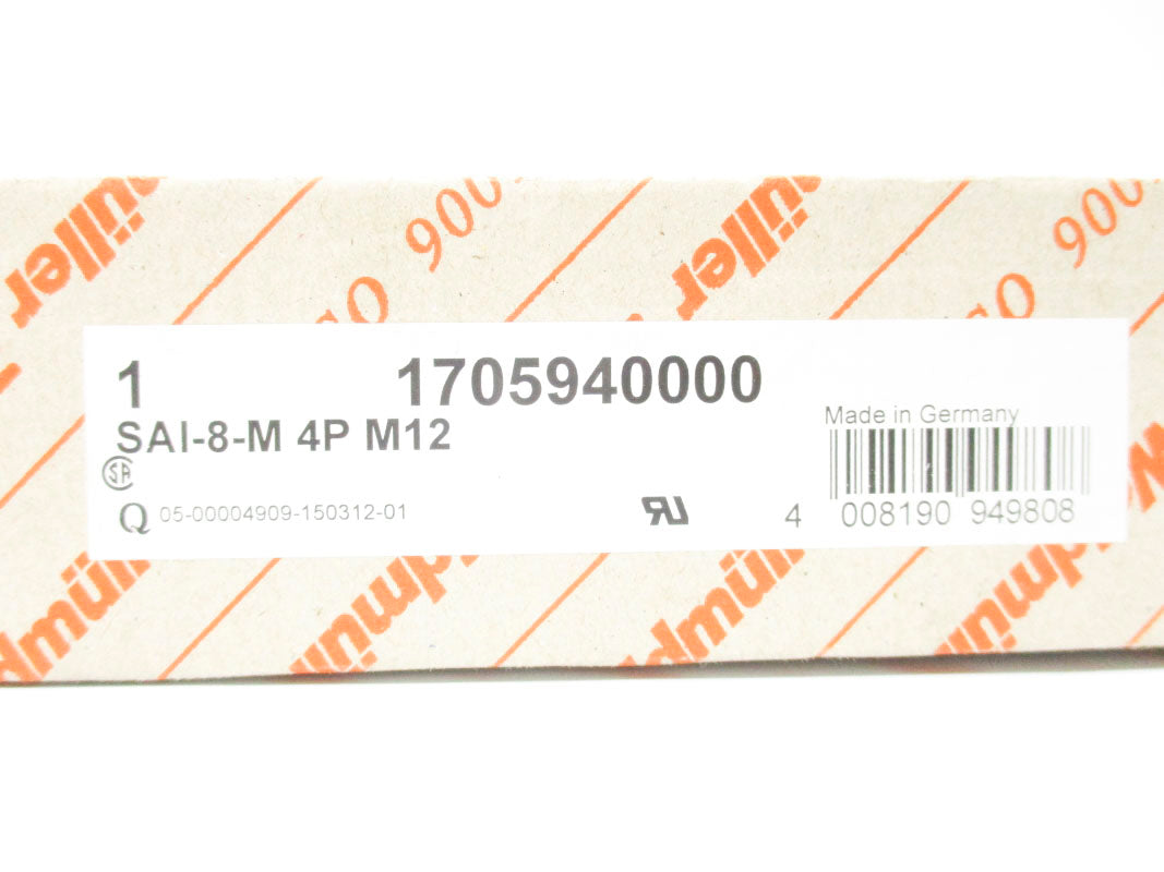 WEIDMULLER 1705940000 SAI-8-M4PM12 NSMP