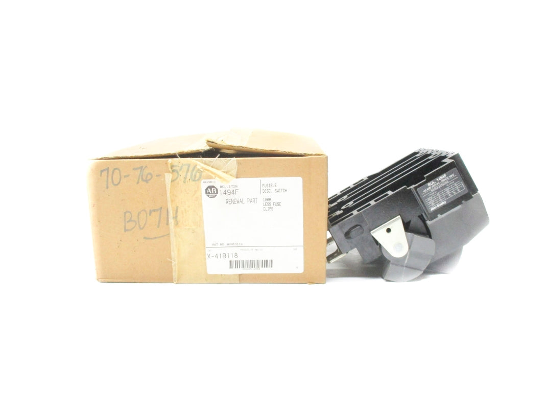 ALLEN BRADLEY X-419118 1494F 100A 600V NSMP