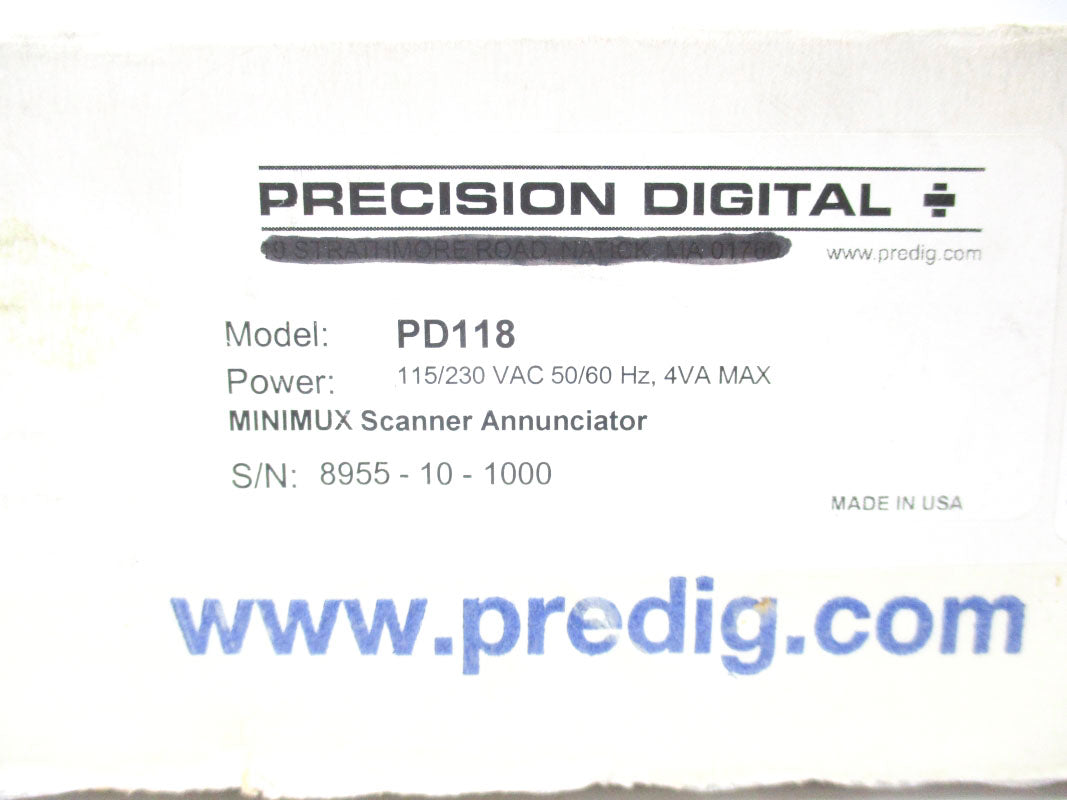PRECISION DIGITAL PD118 NSMP