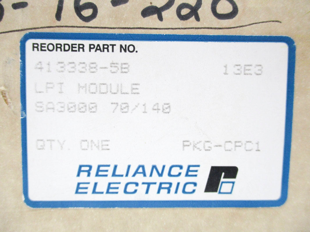 RELIANCE ELECTRIC 413338-5B NSMP