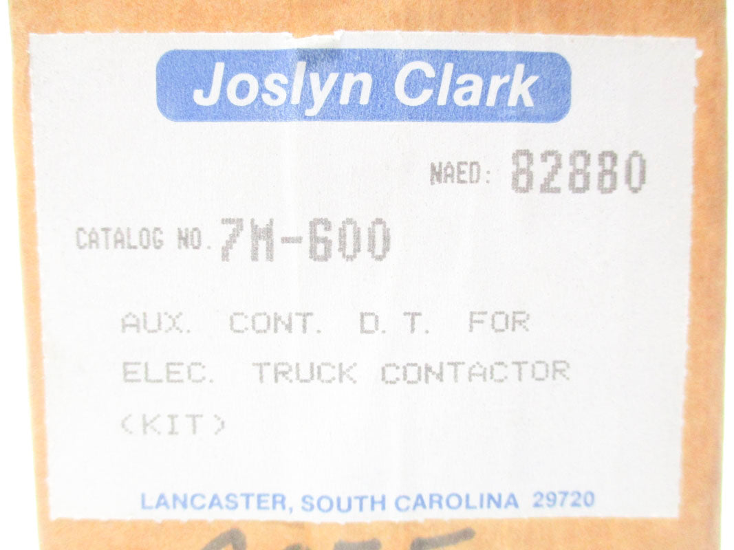 JOSLYN CLARK 7M-600 250V NSMP