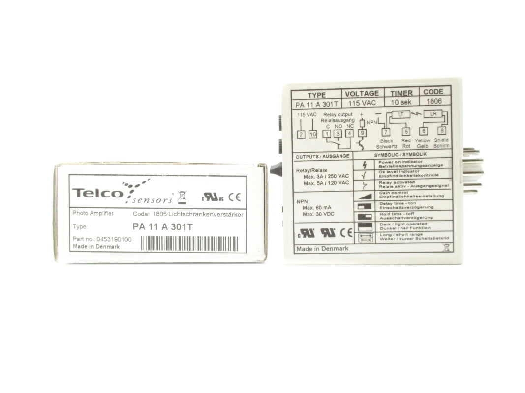 TELCO PA11A301T 0453190100 115VAC 5A NSMP