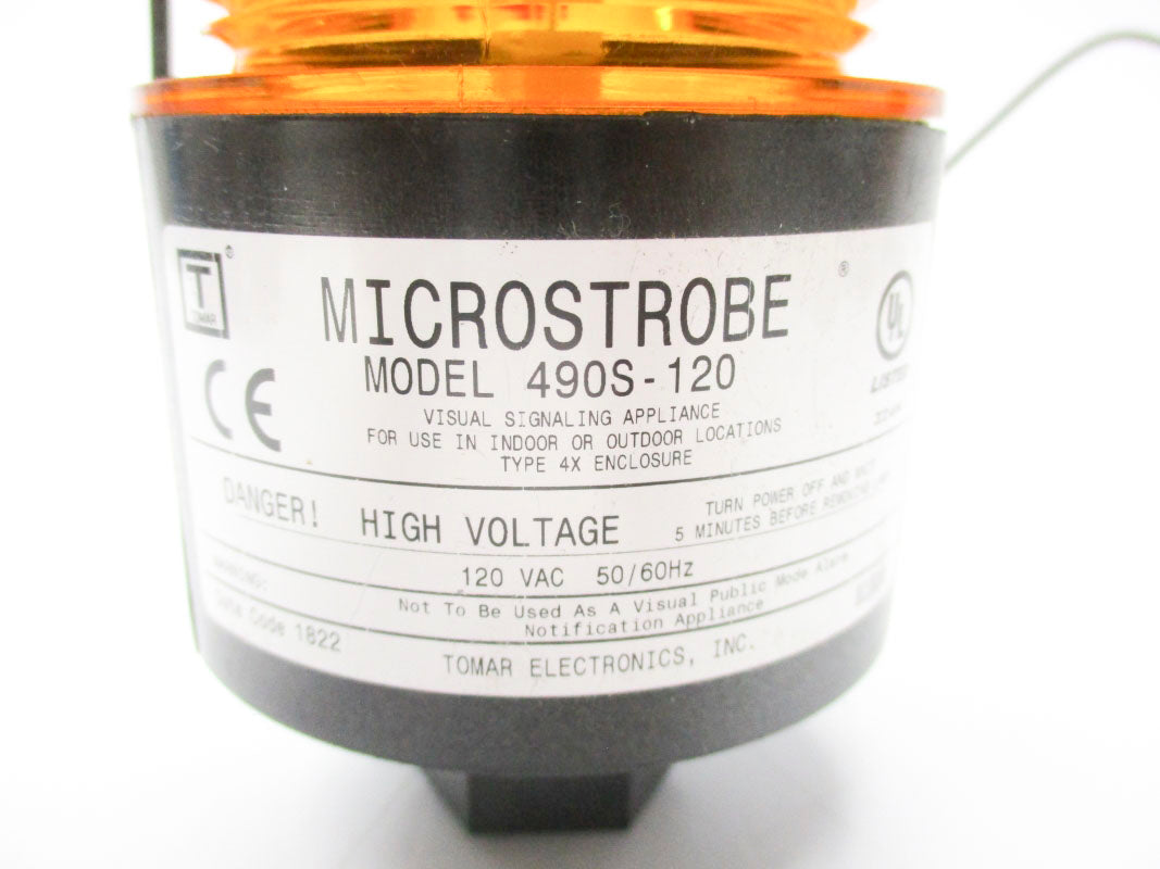 TOMAR 490S-120 (AMBER) 120VAC NSNP