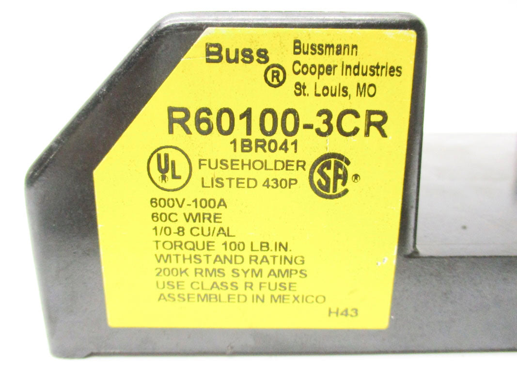 BUSSMANN R60100-3CR 600V 100A UNMP