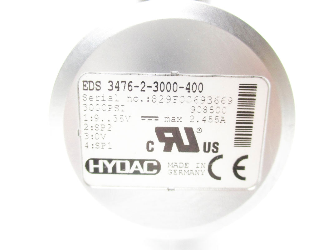 HYDAC EDS3476-2-3000-400 908500 3000PSI 2.455A 35V NSNP