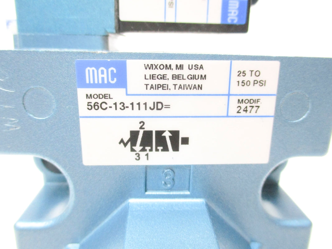 MAC 56C-13-111JD 110/120V 25-150PSI NSMP